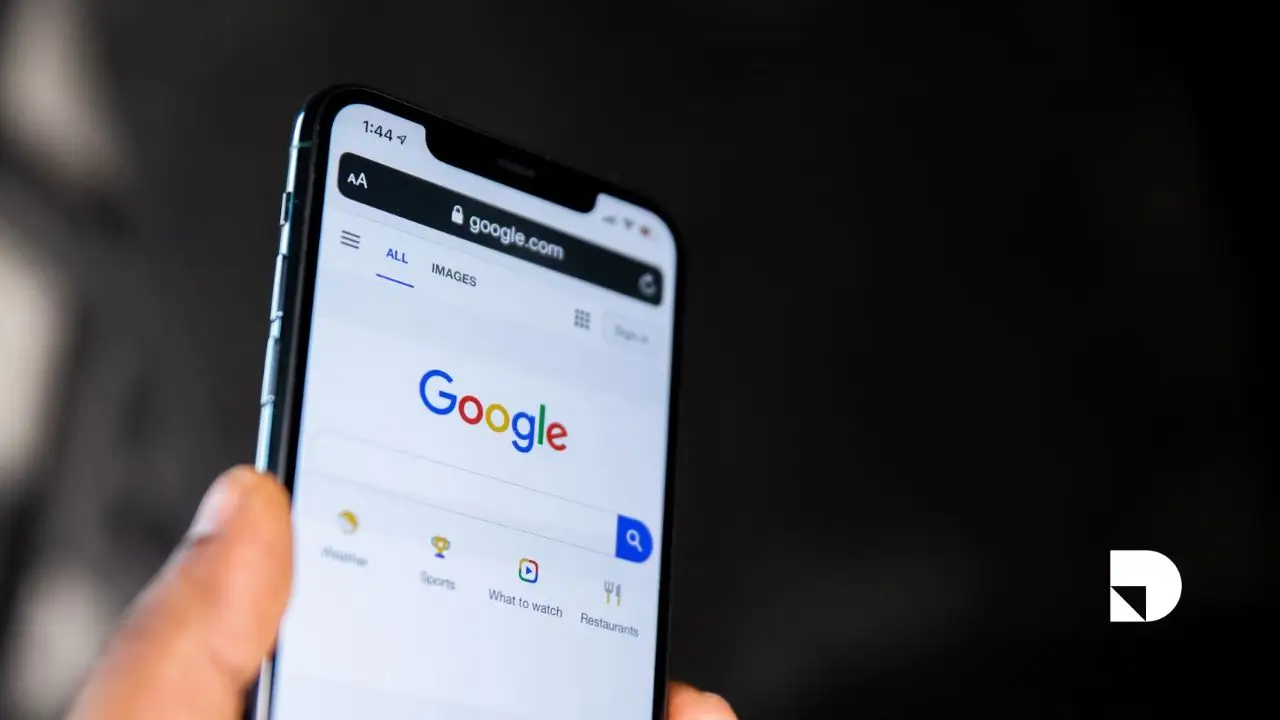 Ventana del buscador de Google