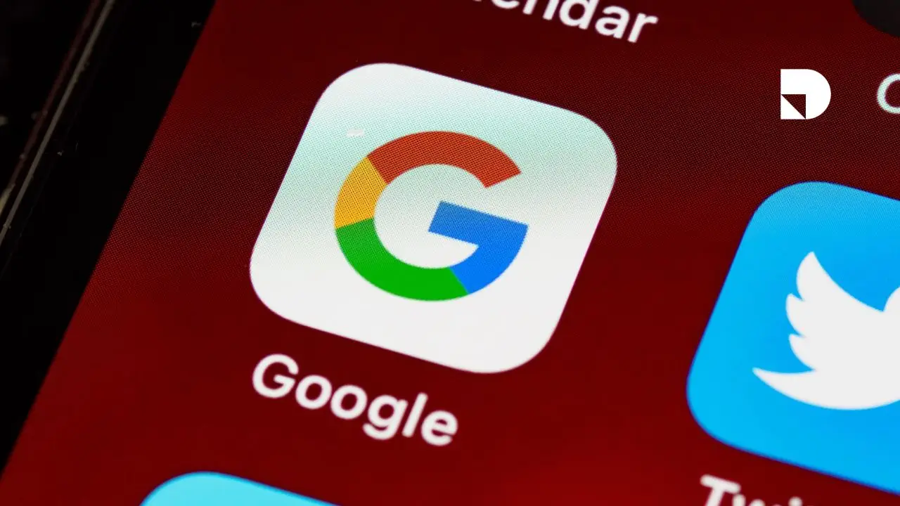Icono de Google mostrado en el celular.