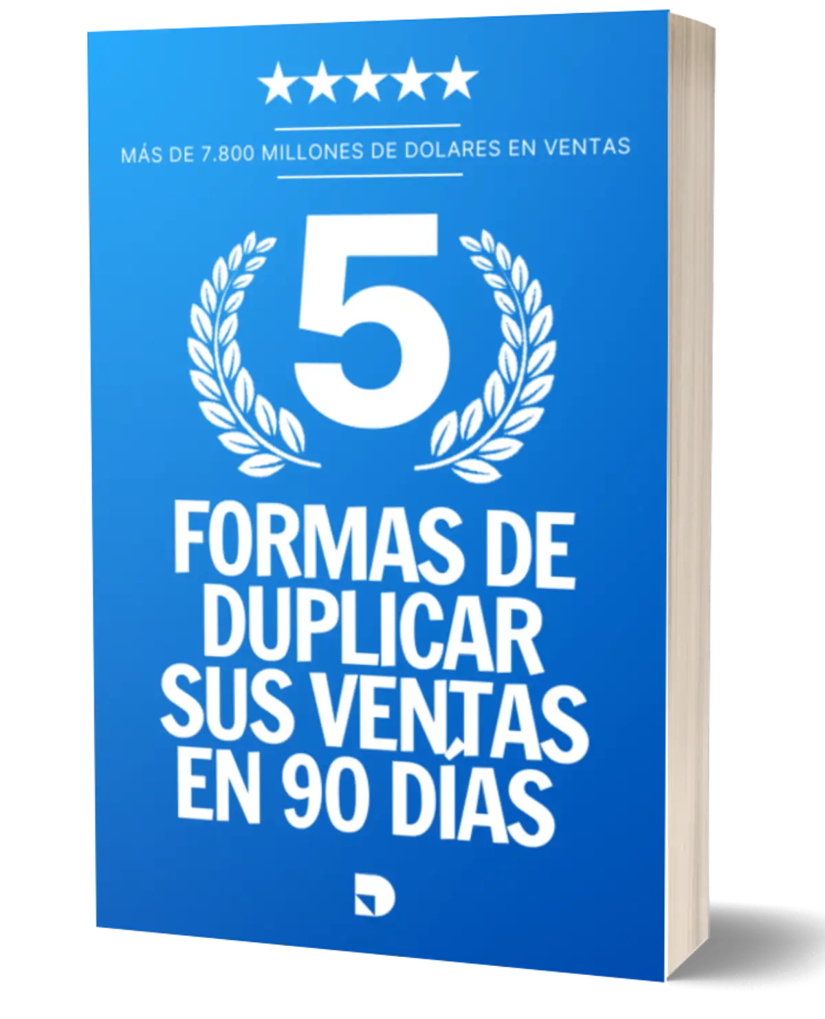 Libro donde se muestra la portada que hace referencia a Formas de duplicar sus ventas en 90 días